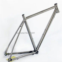 Titanium Road bike frame titanium flat mount Bike Frames,free shipping
