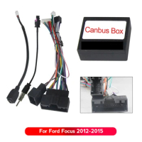Car Audio 16PIN Android Power Cable Adapter With Canbus Box For Ford Focus 2012 Ranger Audio Power Wiring Harness