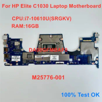 DA00GFMBAF0 For HP Elite C1030 Laptop Motherboard i7-10610U i5-10310U RAM 8G/16G Mainboard M25776-001 M25773-001 100% Test OK