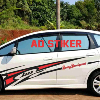 1021c STIKER MOBIL HONDA JAZZ STIKER CUSTOM ALL TYPE MOBIL BISA STIKER CUTTING