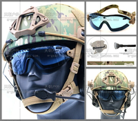 美式斯密斯布吉戰術風鏡騎行運動野戰護目鏡全地形迷彩綁帶版