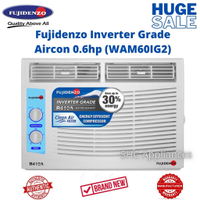 FUJIDENZO 0.6 HP Inverter Grade Mechanical Window Aircon WAM632IGT