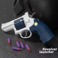 Revolver Pistol Launcher Soft Bullets Toy Guns Revolver TK Gun For Girls Boys Dropshipping