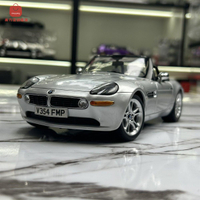 現貨免運！寶馬車模 汽車模型 寶馬模型 車模  1/18 BMW 寶馬Z8 合金仿真汽車模型銀色 八折下殺 特價出 可開發票