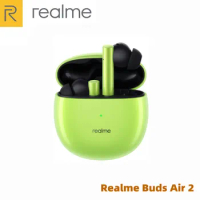 Original New Official Realme Buds Air 2 Active Noise Cancellation Wireless Bluetooth Earphones TWS Sport Headset