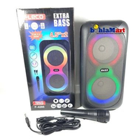 Fleco Speaker F4295 Speaker Bluetooth Portable Bonus Mic Kabel Suara Jernih Full Bass