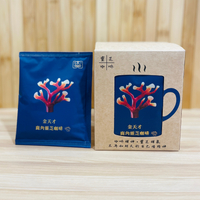 鹿角靈芝  子實體  台灣原生豆  阿拉比卡  金甘淬-"靈芝濾掛咖啡"