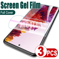 3PCS Soft Hydrogel Film For Samsung Galaxy S20 FE 5G 4G 2022 Screen Protector Galaxi S 20 S20FE 5 4 G Water Gel Protection 600D