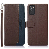 New Style For Samsung Galaxy A03S 2021 Luxury Case RFID Blocking 360 Protect Leather Shield Texture Book Etui for Samsung A03S F