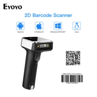 Eyoyo Eyoyo-1900 Barcode Scanner Wireless scaner Bar code Reader bluetooth PDF417 QR 2d Data Matrix UPC lector codigo de barra