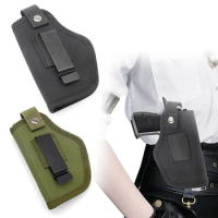 Concealed Carry Holster OWB IWB Nylon Left/Right Universal Holster Air Gun Pouch Outdoor Gear for Glock 19-43 Holster Tactical
