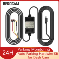 BEPOCAM Parking Surveillance Cable For BEPOCAM 4K ZD03 ZD72 ZD80 ZD68 ZD60 ZD59 ZD46 Dashcam Hardwire Kit 24H Parking Monitor