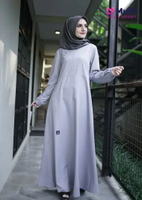 MUTIF Gamis Dewasa Safiqa Grey M Light Grey