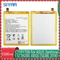 SIYAA C11P1708 Battery For ASUS ZenFone 5 5Z ZE620KL X00QD ZS620KL Z01RD 3300mAh Replacement BatteriesNew Moblie Phone Batteria