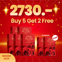 Madam Aliza for Female | Rainy Promotion hot deal ~ Buy Madam Aliza 5box , Get Madam Probiotic 1box 
