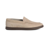 รองเท้าโลฟเฟอร์ ผู้ชาย CREW SUEDE LOAFER สีเบจ