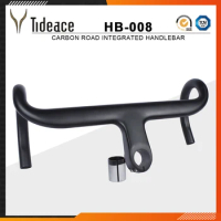T800 Integrated Road Bike Handlebar, Carbon Cycling, Aero Racing Bicycle, Speed Road Bar, 28.6 or 31.8mm Compatible