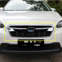 ABS Chrome Car Front Middle Grille Grill Frame Cover Trim Styling For Subaru XV 2018 2019 2020 Car covers Mouldings Accessories