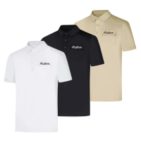 Trang Phục Nam, Phong Cách Golf, Áo Thun Ngắn Tay Thể Thao Hợp Xu hướng Mới, Áo Polo Nam, T24017