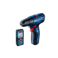 【BOSCH 博世】DIY居家輕修繕組 GSR 120-LI + GLM 40