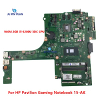 For HP Pavilion Gaming Notebook 15-AK Laptop Motherboard With 940M 2GB i5-6200U CPU 841932-601 841932-001 DAX1QDMB8C0 Mainboard
