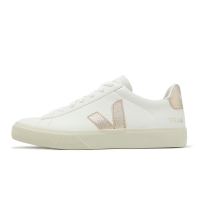 Veja 休閒鞋 Campo Chromefree Leather 女鞋 白 玫瑰金 皮革 經典 小白鞋 CP0503495A