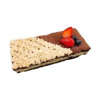 【i3微澱粉】生日造型蛋糕-限糖長條巧克力水果蛋糕-6吋1顆(限卡 低澱粉 手作蛋糕)