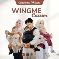 Gendongan Bayi Cuddleme Wingme Carrier -Woven Heritage - 5 in 1 posisi gendong depan tanpa Hipseat -