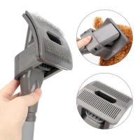 Pet Fur Hair Vacuum Groomer for Dyson Dog Cat Combs Clean Pets Hair Brush Vacuum Cleaner Grooming Tools Pet Products