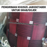 karpet lantai plastik motif kotak tinggi 120 cm panjang 22 meter rol