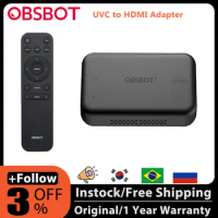 OBSBOT Webcam Signal Transcode UVC Camera to HDMI-compatible Adapter Conversion for OBSBOT UVC USB-C Webcams remote control