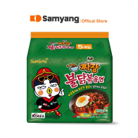 【三養火辣雞】火辣雞肉風味鐵板炒麵 炸醬風味(140gx5入)