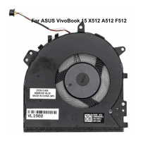 Laptop CPU Fan พัดลมระบายความร้อนซีพียูคอมพิวเตอร์สำหรับโน้ตบุ๊ก ASUS Vivobook 15 A512 A512fa A512fb