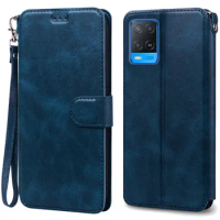 For OPPO A54 Case Wallet Leather Flip Case For OPPO A54 5G Case CPH2239 CPH2195 OPPOA54 A 54 4G Shockproof Phone Case Fundas