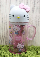 【震撼精品百貨】凱蒂貓_Hello Kitty~日本SANRIO三麗鷗KITTY 造型牙刷組附杯-粉*10657