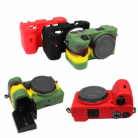 portable Rubber Silicone case Camera Bag for Sony A6600 ILCE-6600 protective cover shell