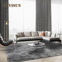 Sectional Sofa Bed Set Indoor Living Room Furniture All The Modern Sofa Single Double Three-Person Hotel Hall Reception Armchair