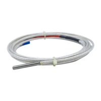 PT100 Temperature Sensor Grade A Stainless Steel Thermocouple -199 to 600 celsius degree option 1M/3M Cable Temperature Probe