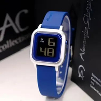 JAM TANGAN WANITA ALEXANDRE CHRISTIE AC 9392 AC9392 BLUE SILVER ORIGINAL
