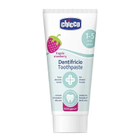Chicco 兒童木醣醇含氟牙膏(水果草莓)50ml★衛立兒生活館★2883670005289
