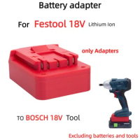 Battery Adapter For Festool 18V Lithium Battery Converter TO BOSCH 18V Brushless Cordless Drill (Only Adapter)