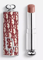 Dior Dior Addict Refillable Shine Lipstick Refill + Dior Burgundy Oblique Case - 100 Nude Look