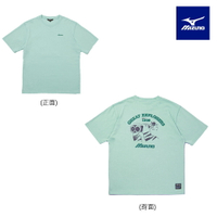 MIZUNO SPORTSTYLE 休閒短袖T恤 D2TAB00431（艾草綠）【美津濃MIZUNO】