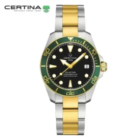 2024 New Certina Sea Turtle Men's Watch Stainless Steel Quartz Watches Men Business Sports Watch Luxury Fashion Waterproof Watch