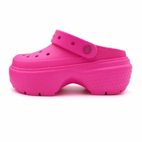 Crocs 卡駱馳 熱辣粉色 雪屋 休閒 懶人鞋 女款 B5514 (209347-6TW)