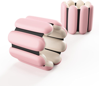 Ankle Weights Adjustable for Fitness Women: Adjustable Wrist Weights 2 Set 1 Lb Each - Weighted Brac