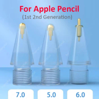 For Apple Pencil Tips For iPad Pen Tips 애플펜슬 펜촉 For Apple Pencil 1st 2nd Generation Replacement Tip iPad Stylus Metal Nib