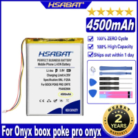 HSABAT boox poke pro 4500mAh Battery for Onyx boox poke pro / onyx book carta Electronic reader Accumulator Batteries
