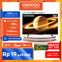 [NEW] COOCAA X66H TV 75 INCH 4K QD MINI LED TV- GOOGLE TV-ULTRA MATTE SCREEN-HDR 10+-DOLBY AUDIO-EYE
