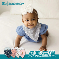 【Bazzle baby】三角口水圍兜 - 4入組 多色可選(圍兜 口水巾 脖圍 彌月禮)